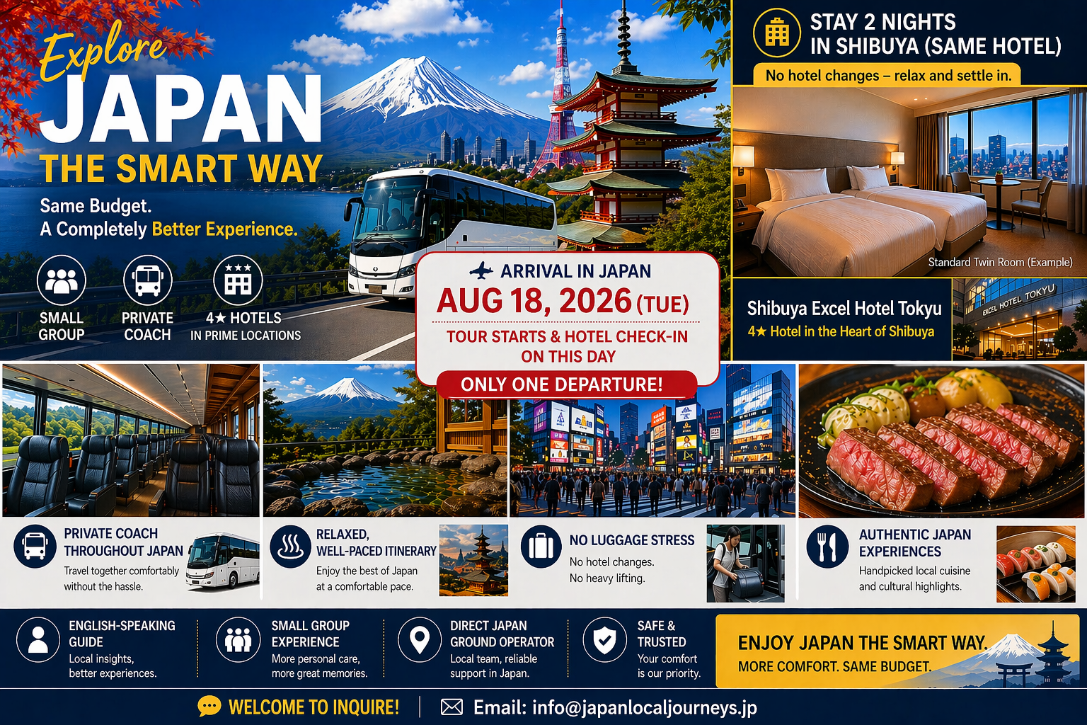 The Cooler Side of Japan: Alps, Ancient Trails & Luxury Onsen
