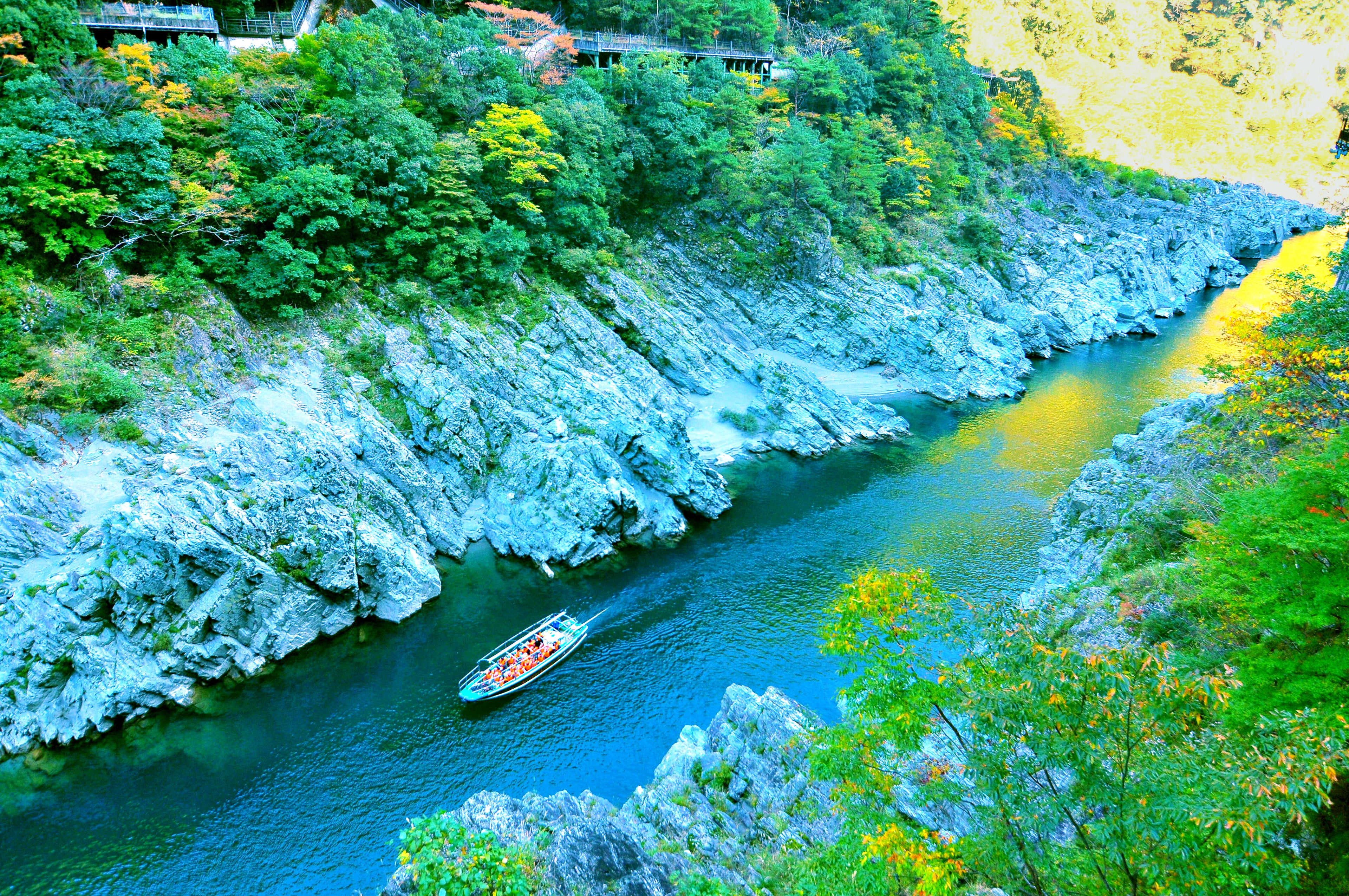 Iya Valley 2‑Day Tour from Osaka | Gorge View & Vine Bridge Adventure & Mountain Onsen Stay（Including tour guide）