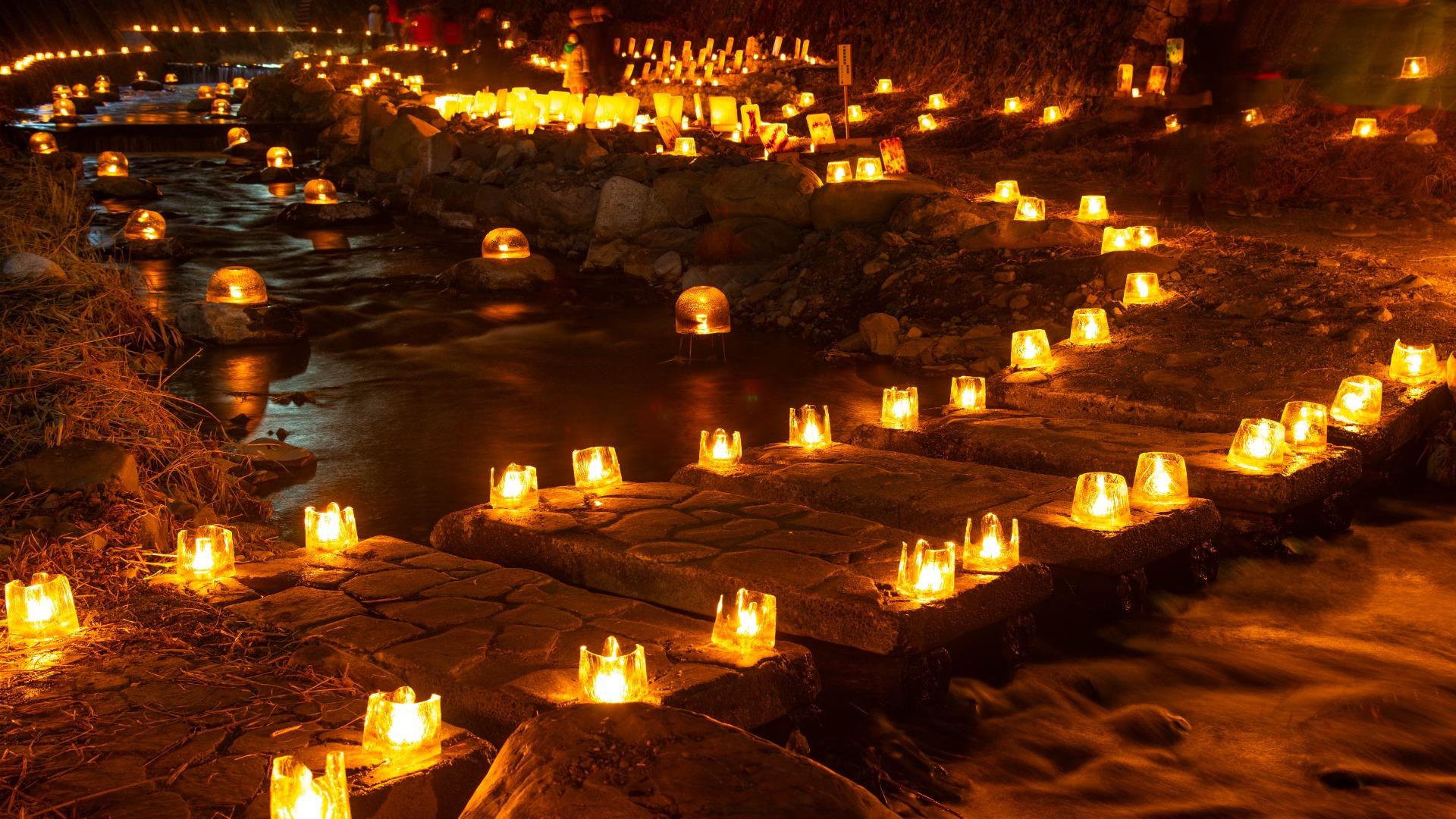 Snow Lanterns & Edo Post Towns  | 2-Day Winter Journey from Tokyo（Including tour guide）