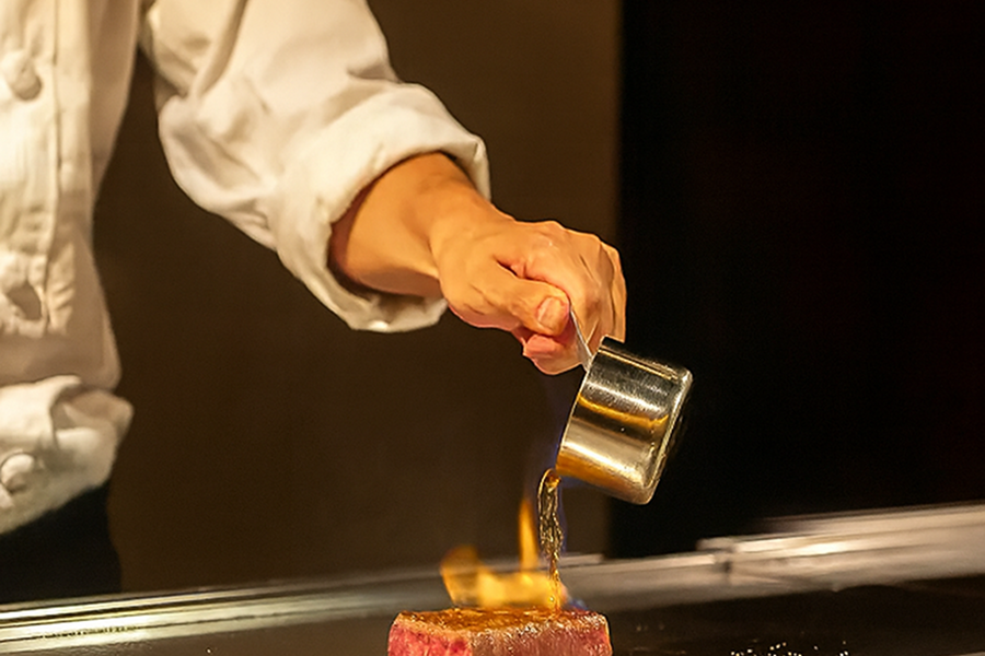 Kobe Beef & Seafood Course