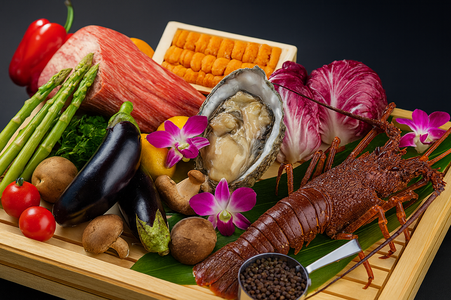 Kobe Beef & Seafood Course